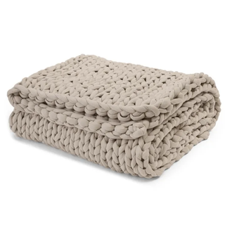 Organic Cotton Weighted Knit Blanket