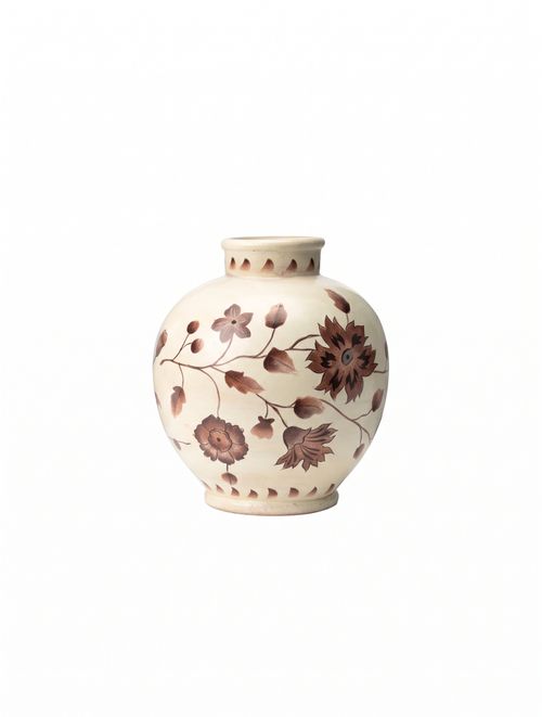 Hand-Painted Autumn Vine Vase