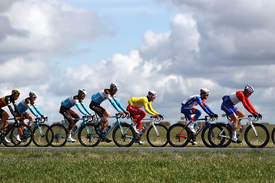 Arnaud Demare (Groupama-FDJ) in yellow