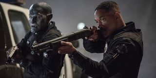 Joel Edgerton and Will Smith in Bright