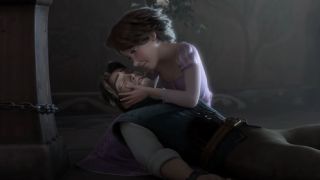 Eugene and Rapunzel in Tangled.