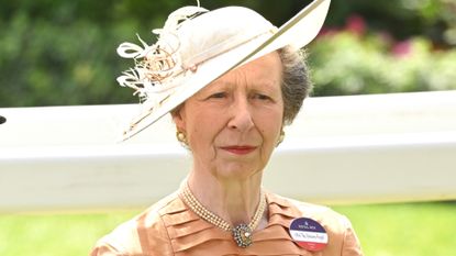 Princess Anne, Princess Royal attends day 3 of Royal Ascot at Ascot Racecourse on June 16, 2022 in Ascot, England. 