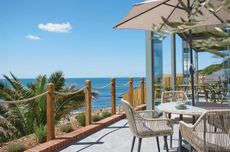 The Terrace Rooms & Wine overlooking Ventnor Bay on the Isle of Wight, England