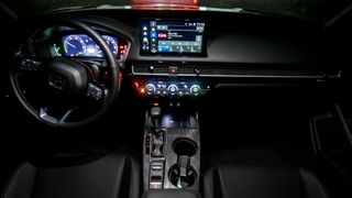 2025 Honda Civic Sport Touring Hybrid Interior space.