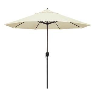 Off-white outdoor umbrella