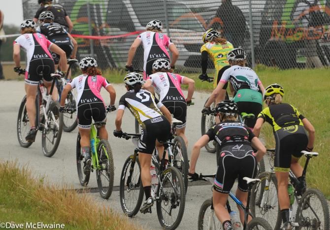 The NoTubes women were well represented near the front of the race