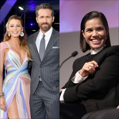 Blake Lively, Ryan Reynolds, and America Ferrera