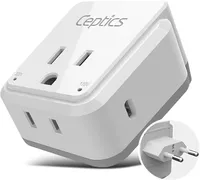 Ceptics Ceptics European Plug Adapter, USB-C 30W PD Ceptics Ceptics European Plug Adapter, USB-C 30W PD