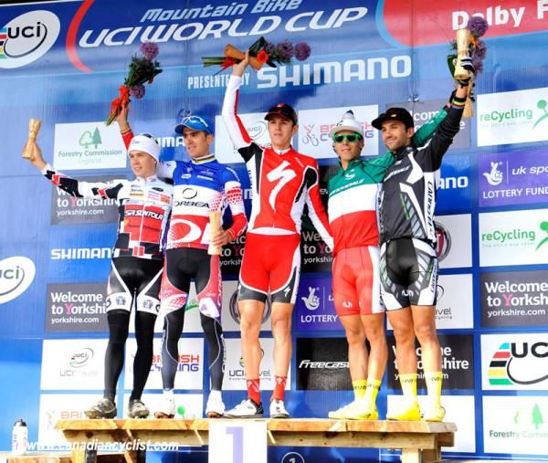 Podium: Marotte, Absalon, Kulhavy, Fontana, Fumic