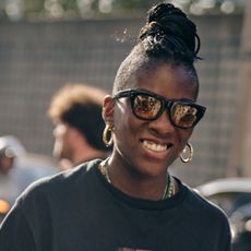 Nikki Ogunnaike wearing a T-shirt