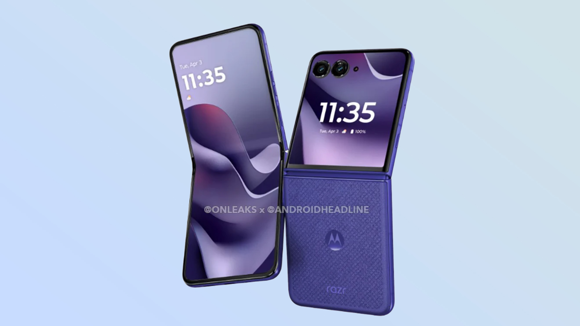 motorola razr ultra 2026 leaked press renders