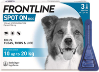 FRONTLINE Spot On Flea &amp; Tick Treatment for Medium Dog RRP: £23.50 | Now: £18.75 | Save: £4.75 (20%)