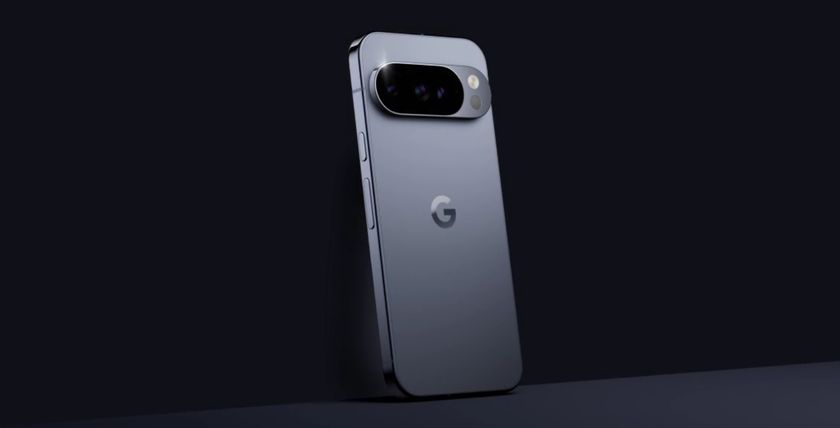 A teaser render for the Pixel 10, courtesy of Google&#039;s official store.