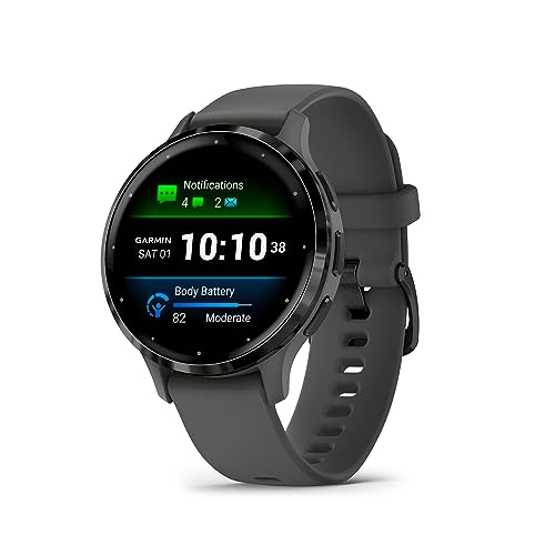 Garmin Venu 3s, 41mm Gps Smartwatch, Amoled Touchscreen, All-Day Advanced Health &amp;amp; Fitness Features, Voice Functionality, Music Storage, Wellness Smartwatch With Up to 10 Days Battery Life,pebble Grey