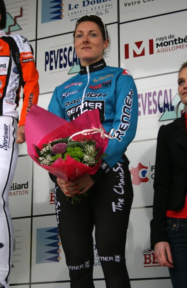 Gabby Day on the podium