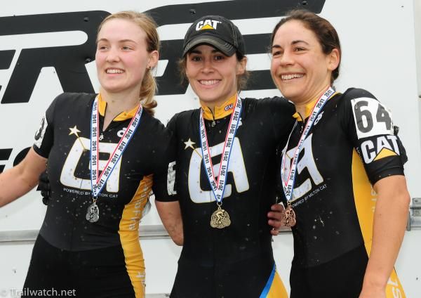 Ladies First Racing Podium (L to R) Elle Anderson 3rd, Andrea Smith 1st , Crystal Anthony 2nd