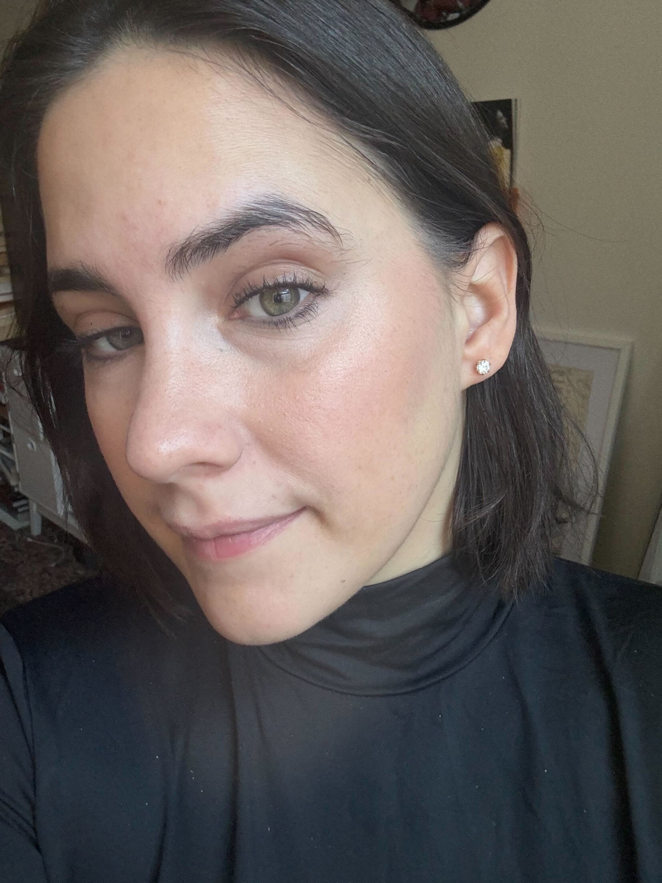 Julia Marzovilla after using Clinique Chubby Sticks. 