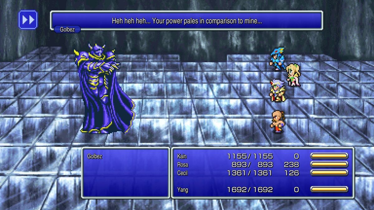 FF4 Pixel Remaster - Golbez boss fight