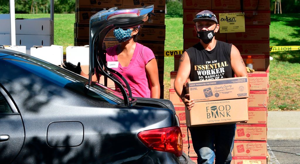 Food bank in California