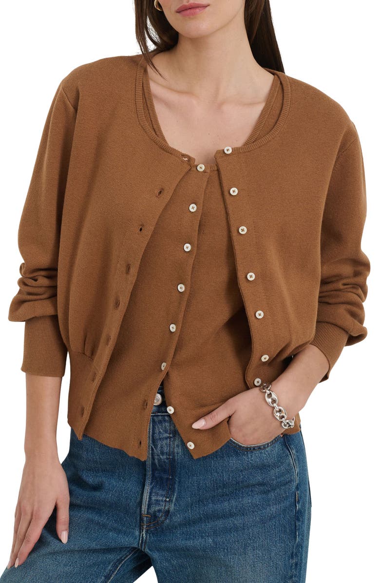Louisa Cotton &amp;amp; Cashmere Cardigan