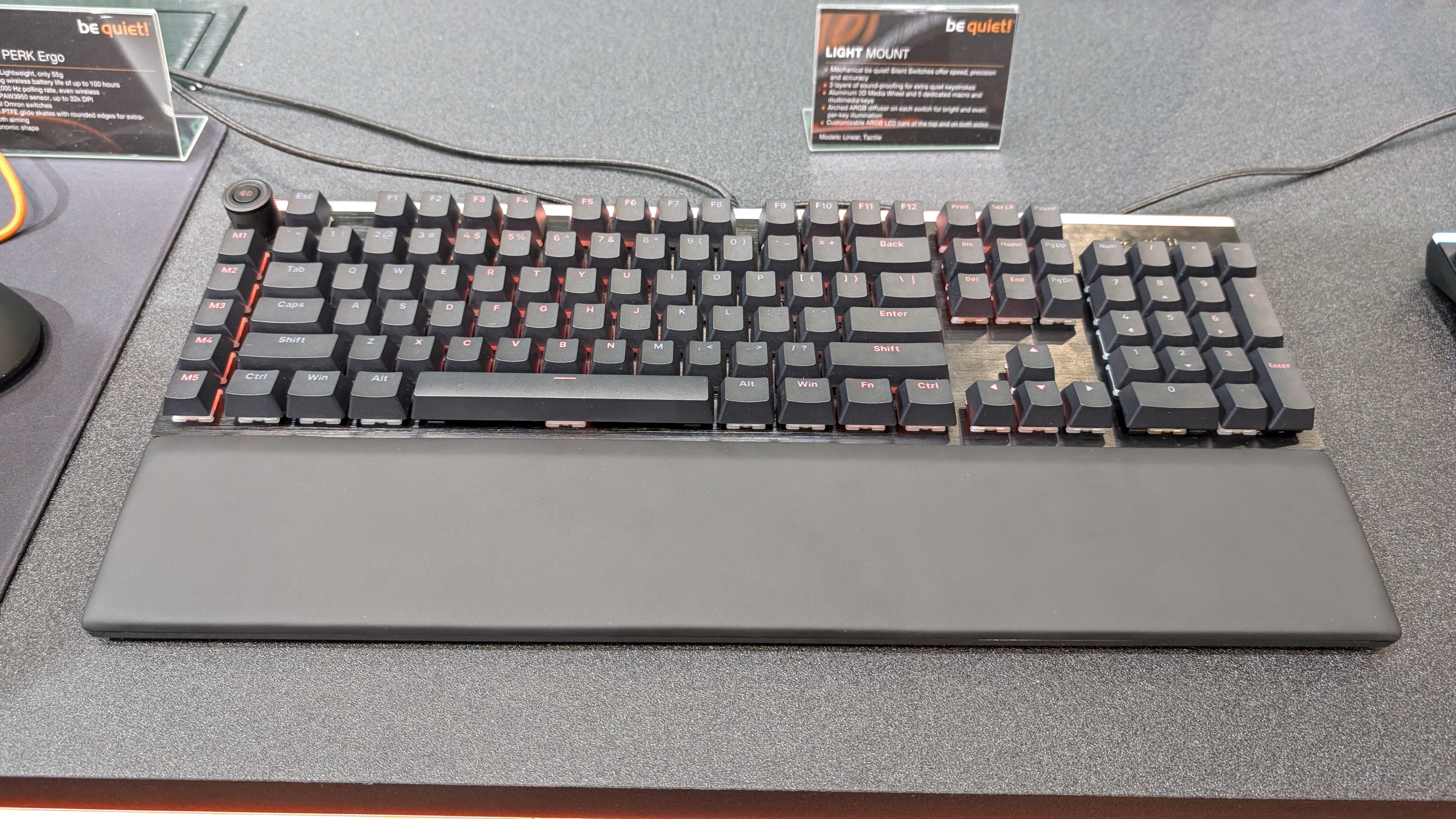 be quiet has a new keyboard that we like