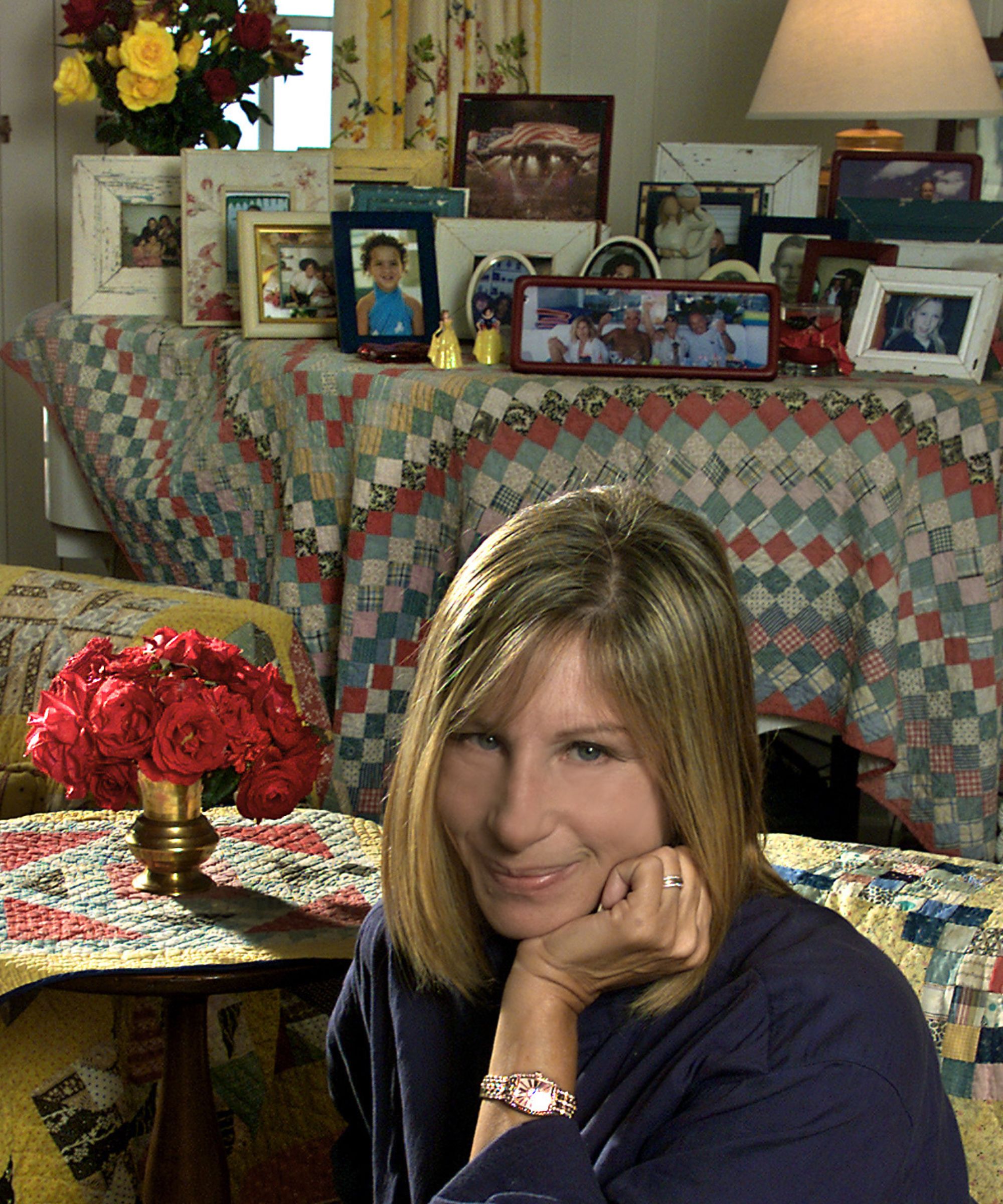 barbra streisand in her living room 2001
