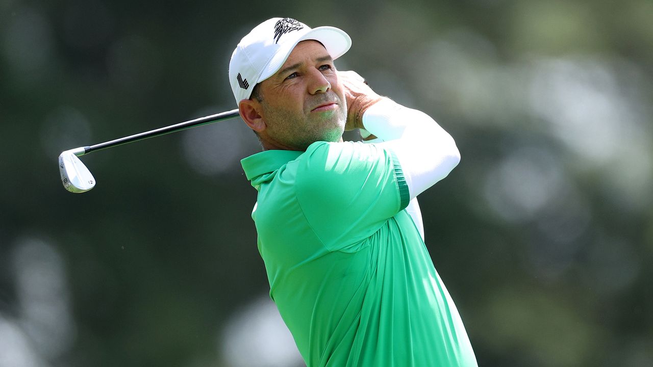 Sergio Garcia at The Masters