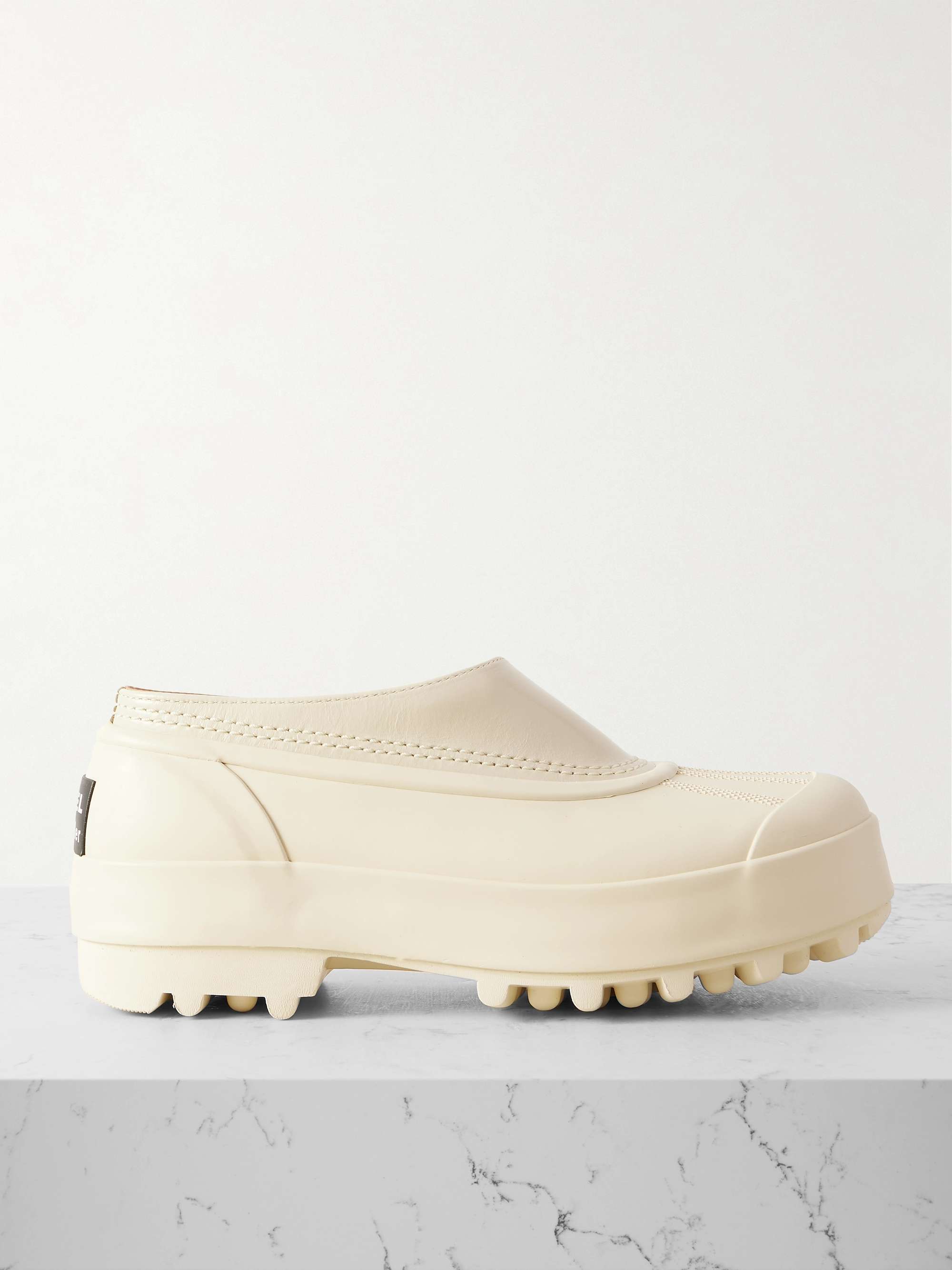 + Sorel Caribou Rubber and Leather Platform Mules