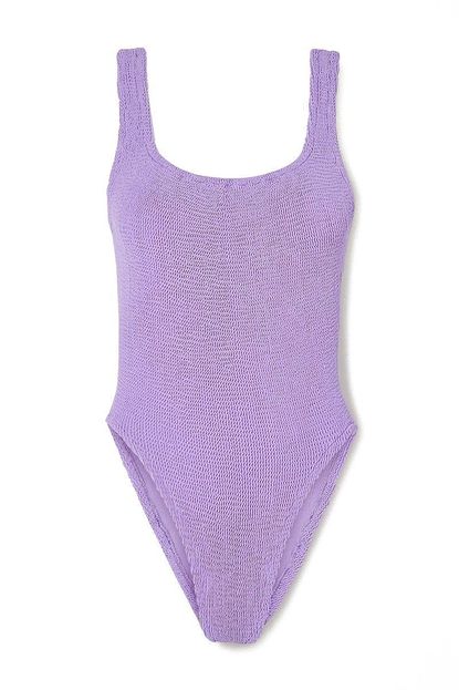 Hunza G Seersucker Swimsuit