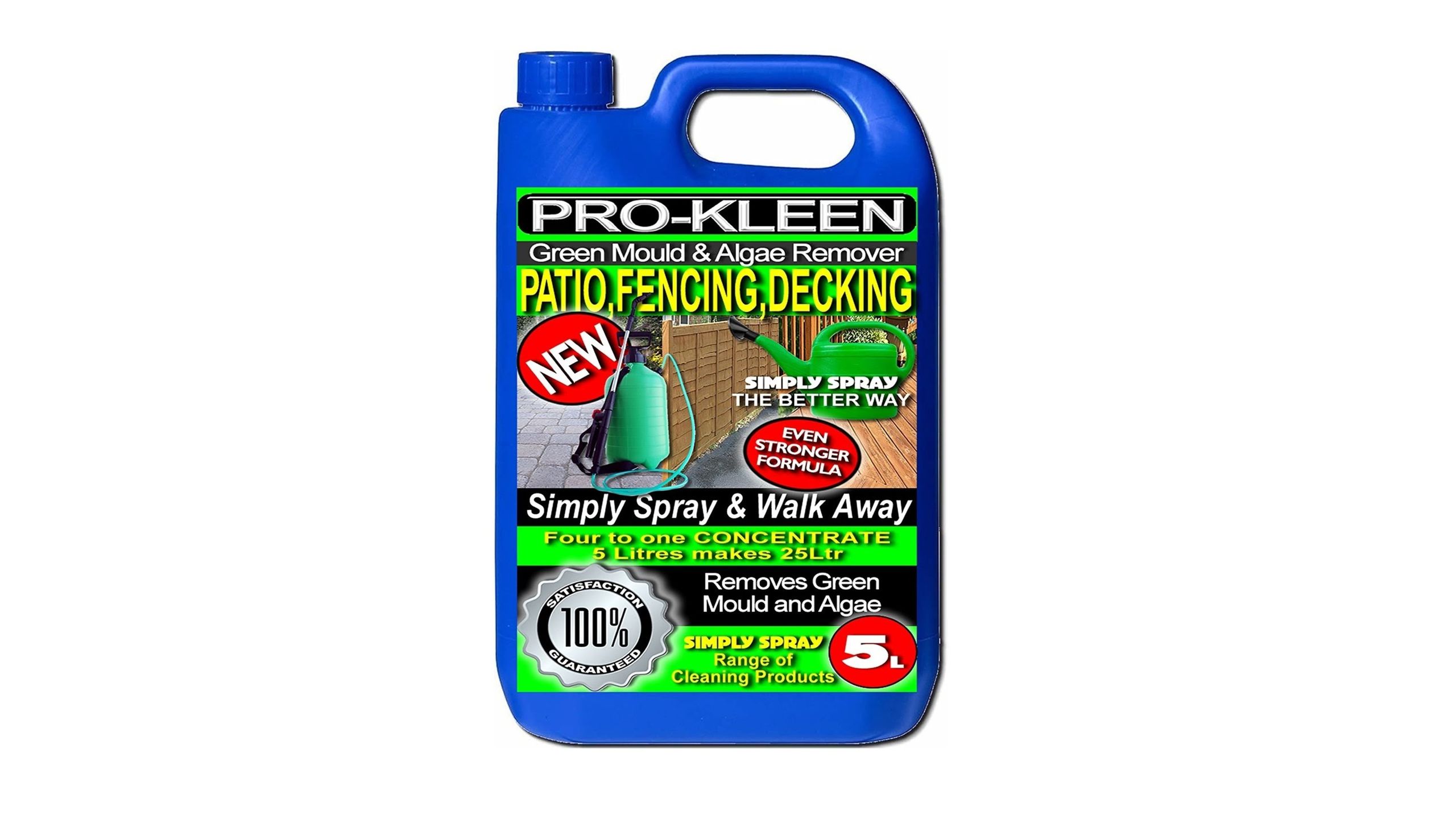 Pro-Kleen Simply Spray Walk Away est le meilleur nettoyant pour terrasses pour moisissures tenaces