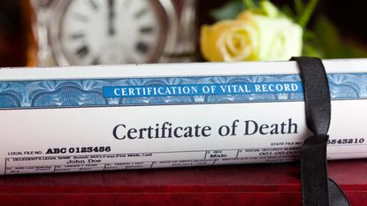 Request certified copies of the death certificate.