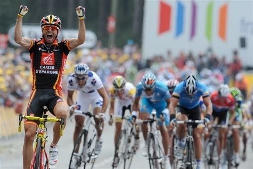 Alejandro Valverde (Caisse d'Epargne) fires a warning to his rivals