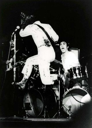 Pete Townshend and Keith Moon onstage