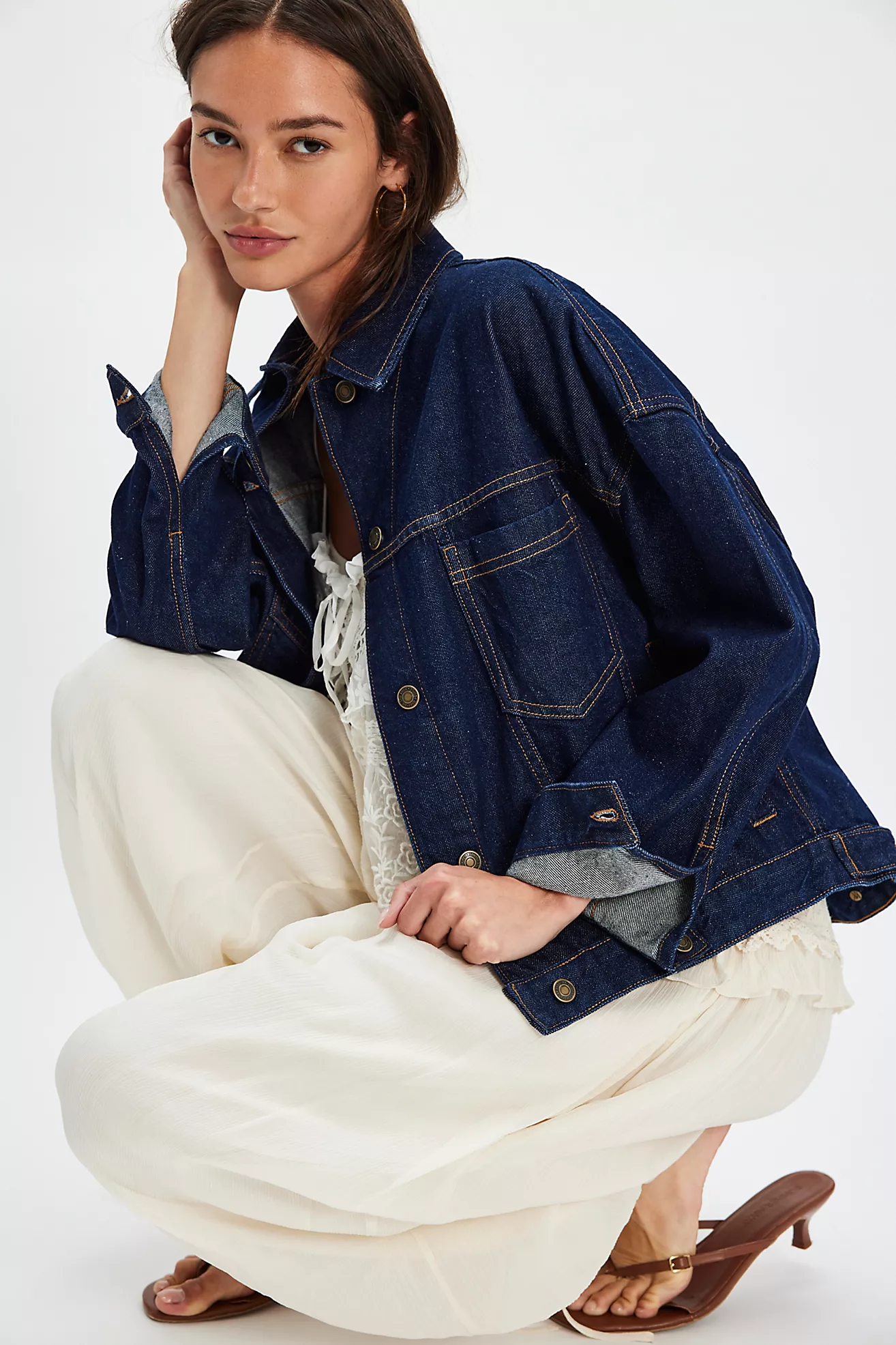 We the Free Opal Swing Denim Jacket