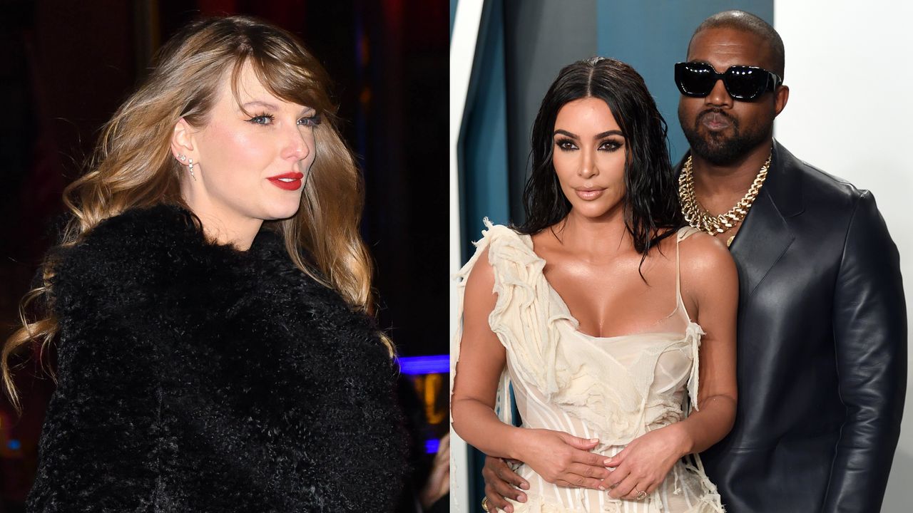 Taylor Swift, Kim Kardashian and Kanye West