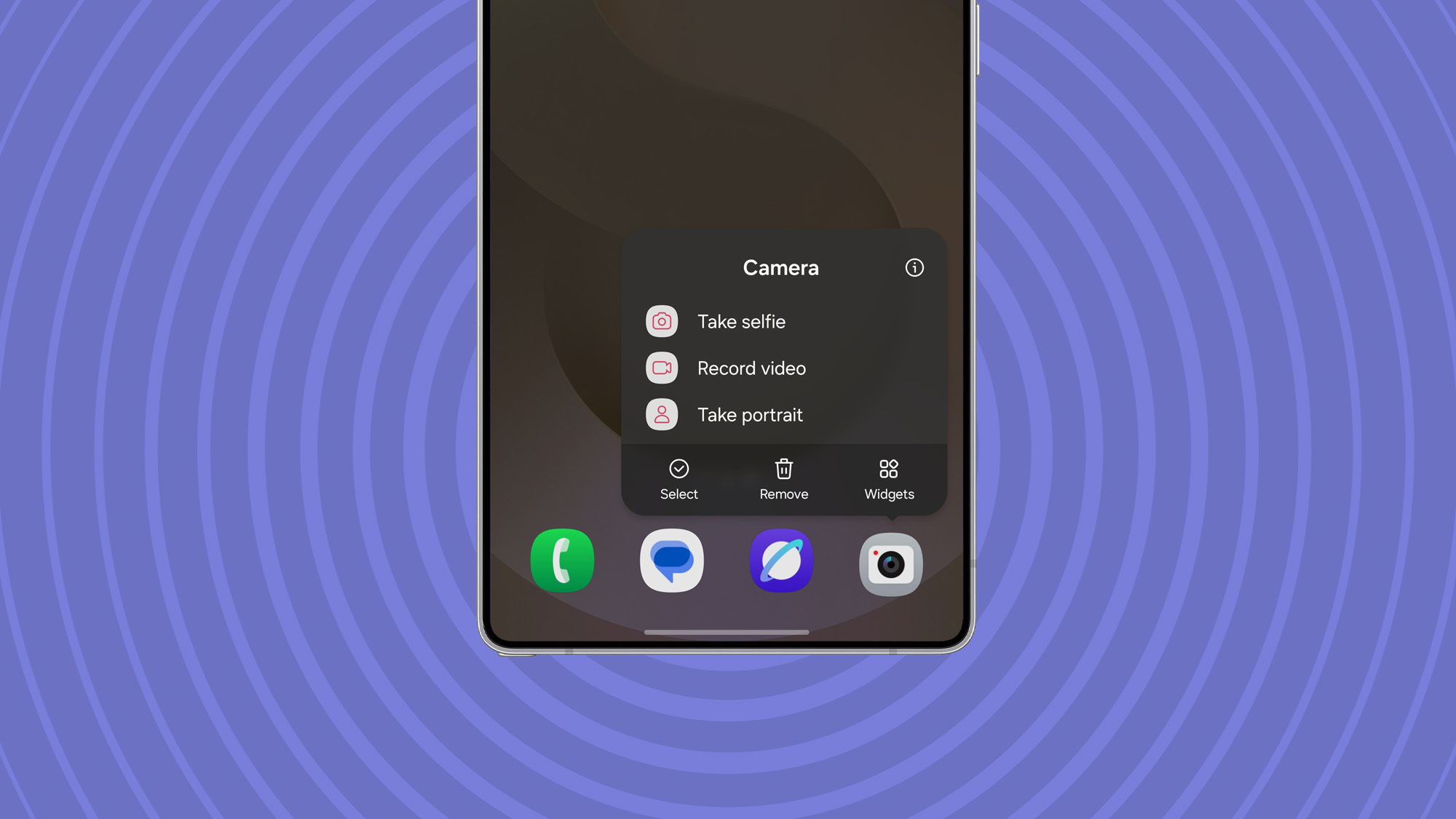 Camera shortcuts on S25 Ultra