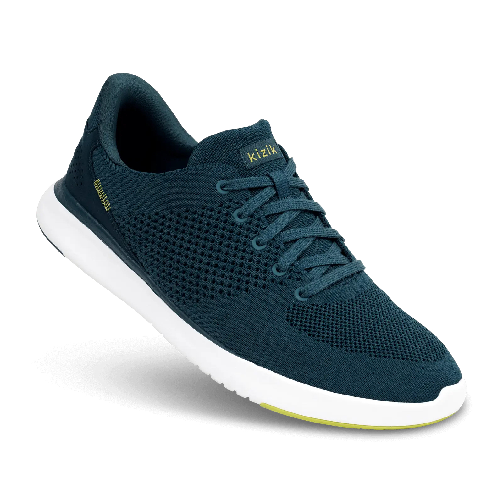 A blue-green Kizik Lima shoe