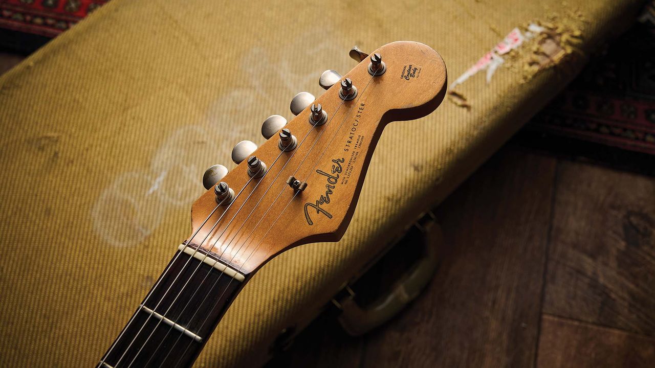 A 1963 Fender Stratocaster that was once owned by Noel Gallagher