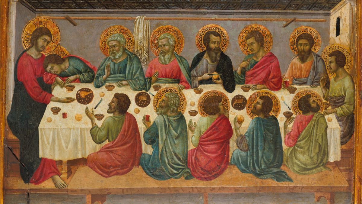 The last supper by Ugolino da Siena