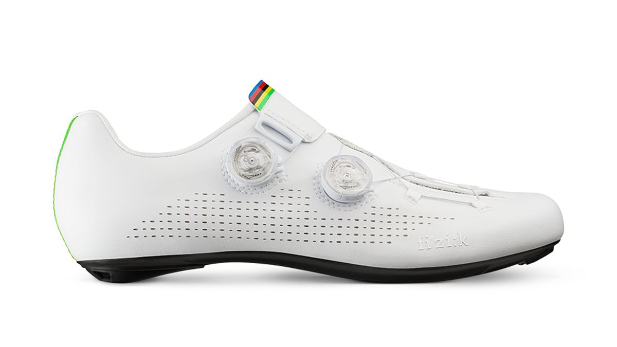 Fizik present Valverde with custom rainbow edition shoes and