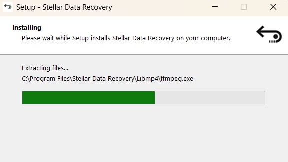 Stellar Data Recovery software installation