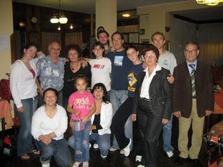 Me and my very big Italian family during one of my stays.