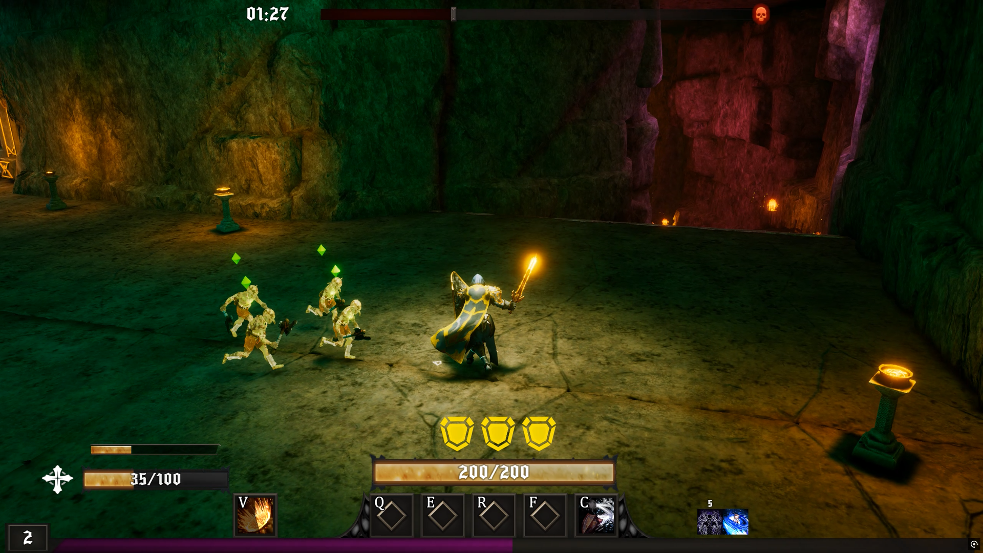 Images from the video game Don't Lose Aggro