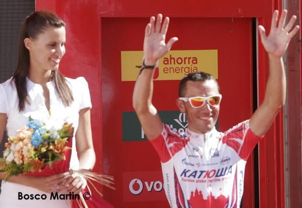 Joaquim Rodriguez on the podium