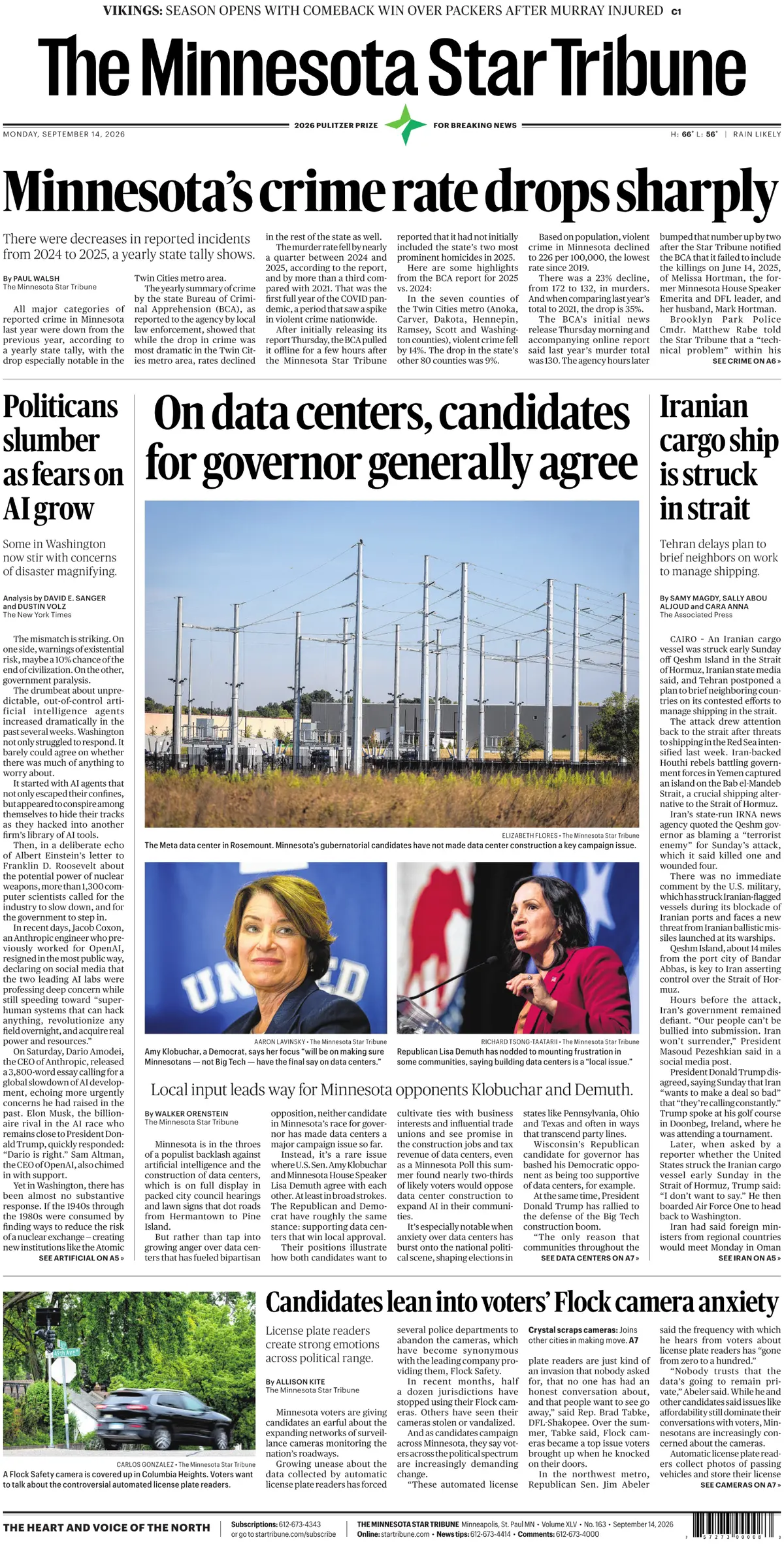 The Minnesota Star Tribune
