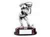 Silver Tone Sculpture Comic Golf Resin Trophy