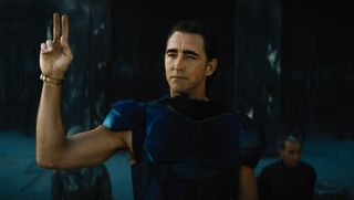 Lee Pace as Brother Day in Foundation.