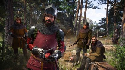 Games like Fable: a group of soldiers during the Kingdom Come: Deliverance 2 trailer. 