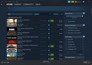 Steam's Linux games