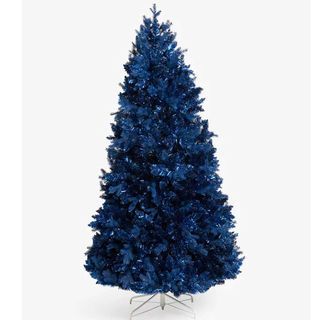 Blue Christmas tree colour trend